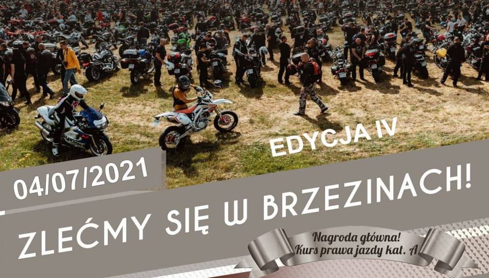 W Brzezinach odbędzie się Zlot Motocyklistów. Impreza już na początku lipca!
