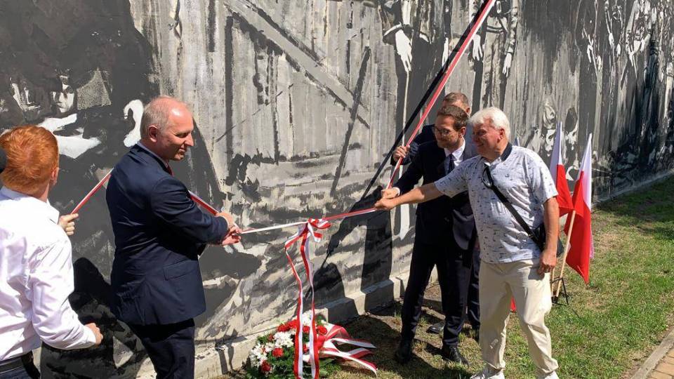 W Koluszkach powstał mural poświęcony Oddziałowi "Sama"
